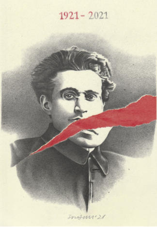 Marco Fidolini, 1921-2021, grafite e pastello, 29x21cm, 2021